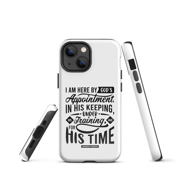 Christian Phone Case His Time White for iPhone® iPhone® Phone Cases   