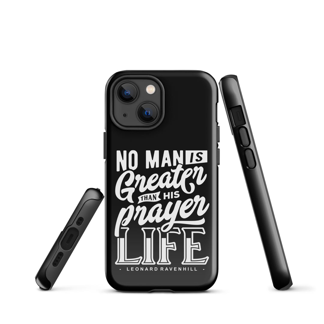 Christian Phone Case Prayer Life Black for iPhone® iPhone® Phone Cases   