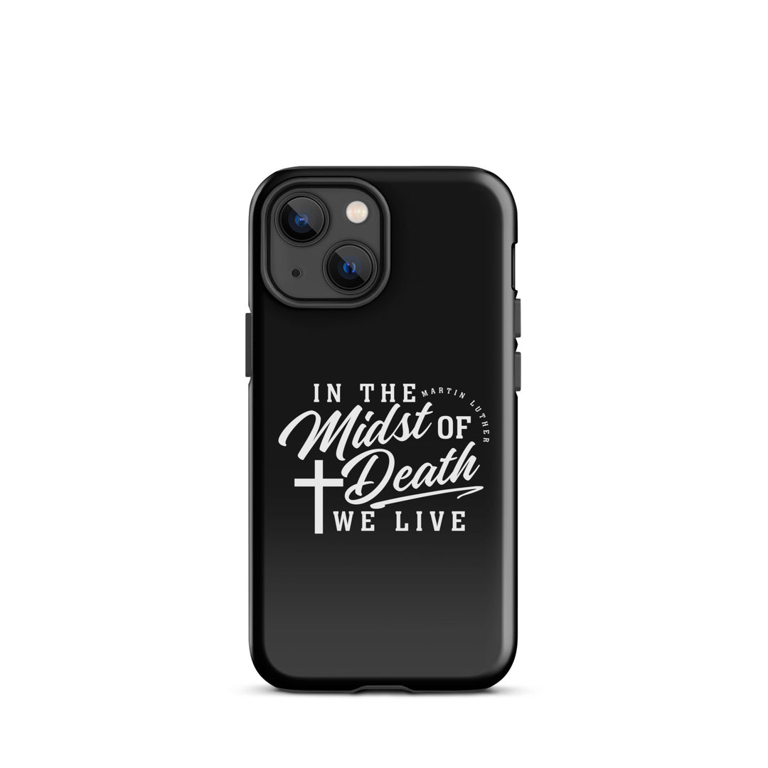 Christian Phone Case Midst of Death Black for iPhone® iPhone® Phone Cases Glossy iPhone 13 mini 