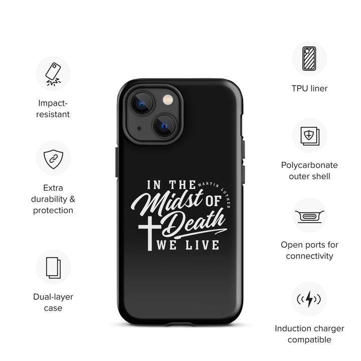 Christian Phone Case Midst of Death Black for iPhone® iPhone® Phone Cases   