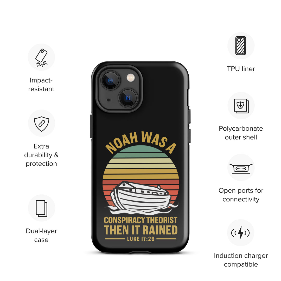 Christian Phone Case Noah Conspiracy Black for iPhone® iPhone® Phone Cases   