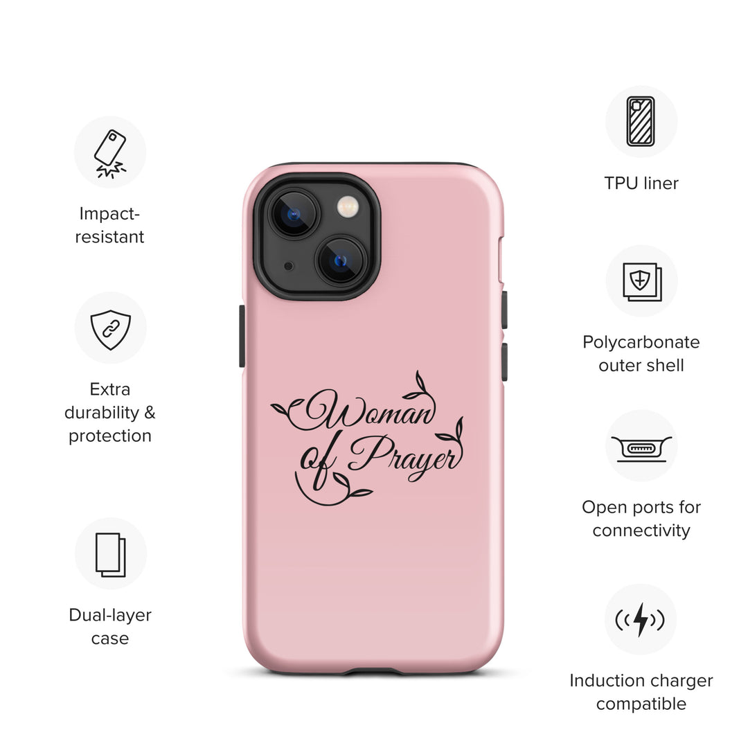 Christian Phone Case Woman of Prayer Pink for iPhone® iPhone® Phone Cases   