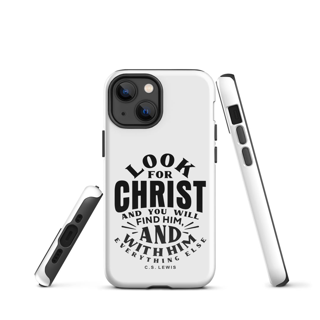 Christian Phone Case Look For Christ White for iPhone® iPhone® Phone Cases   