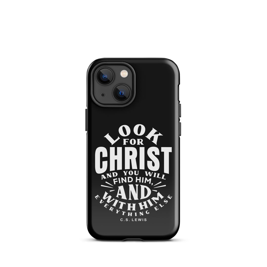 Christian Phone Case Look For Christ Black for iPhone® iPhone® Phone Cases Glossy iPhone 13 mini 