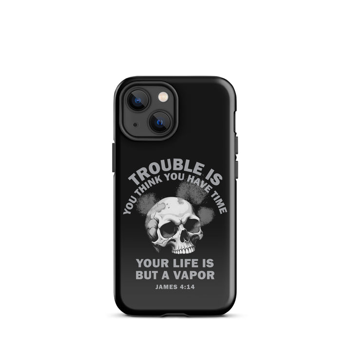 Christian Phone Case Life Is Vapor Black for iPhone® iPhone® Phone Cases Glossy iPhone 13 mini 