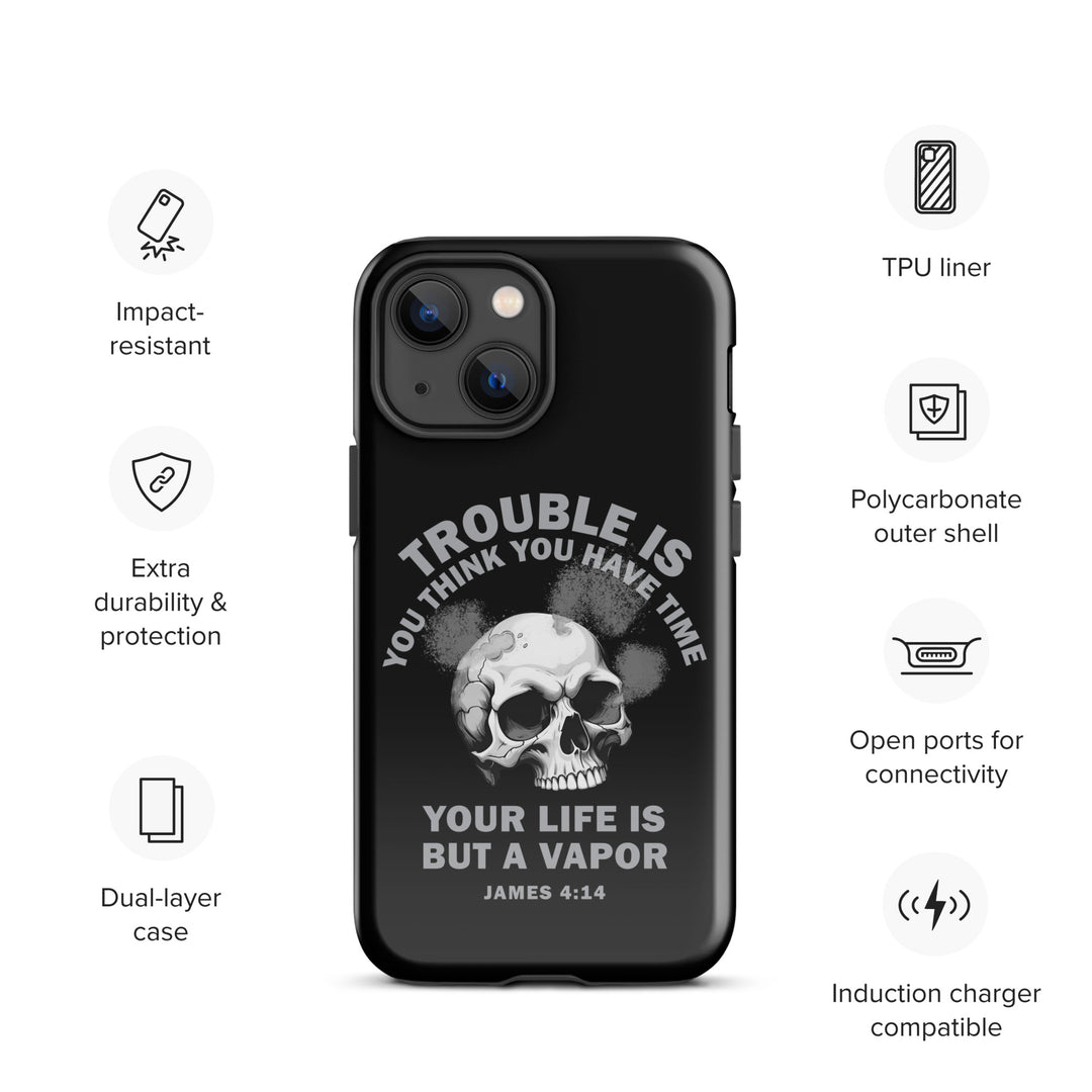 Christian Phone Case Life Is Vapor Black for iPhone® iPhone® Phone Cases   