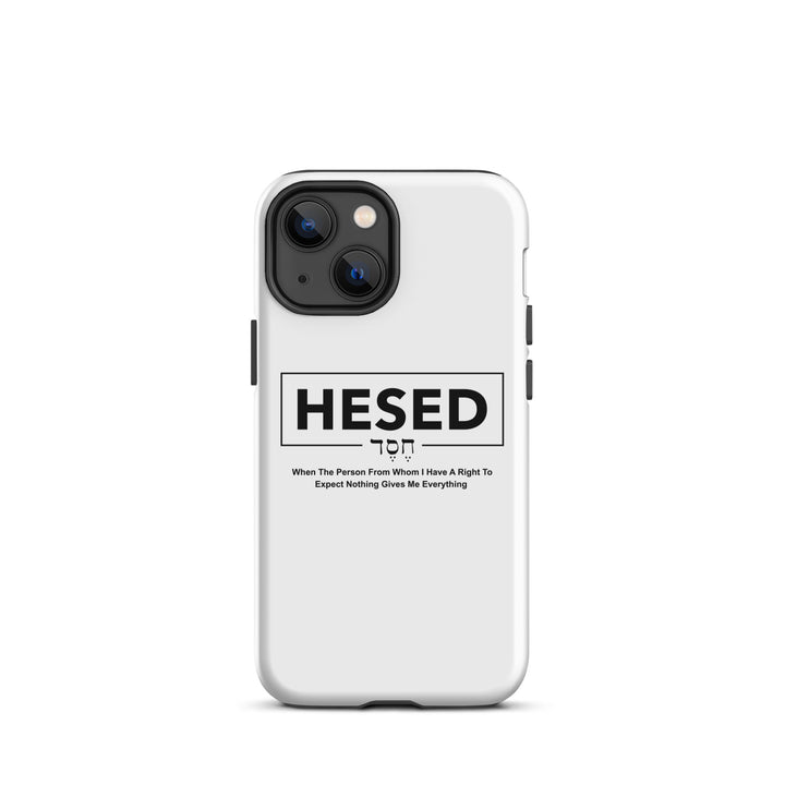 Christian Phone Case Hesed Everything White for iPhone® iPhone® Phone Cases Glossy iPhone 13 mini 