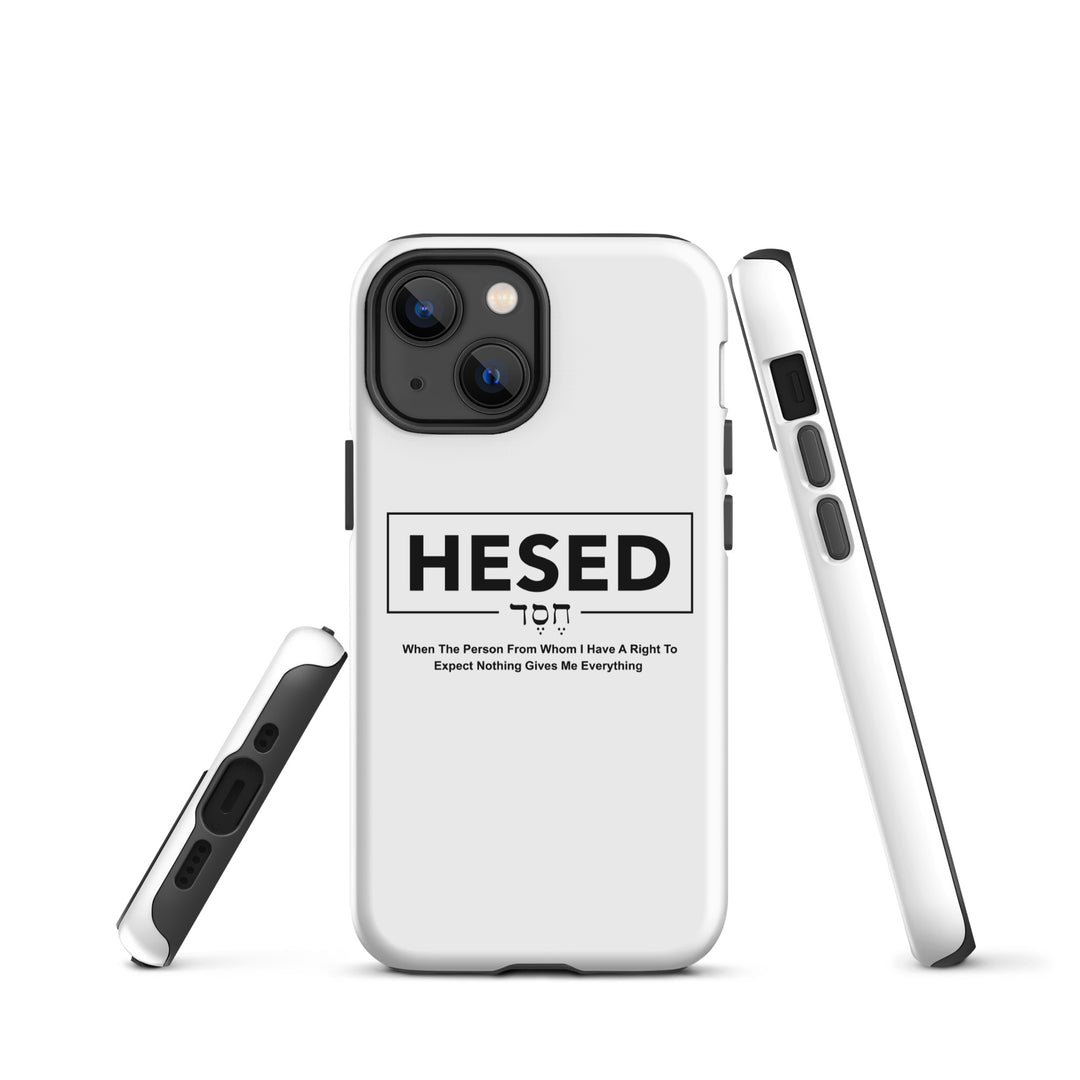 Christian Phone Case Hesed Everything White for iPhone® iPhone® Phone Cases   