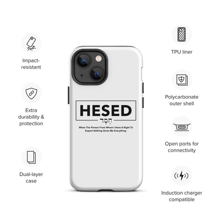 Christian Phone Case Hesed Everything White for iPhone® iPhone® Phone Cases   