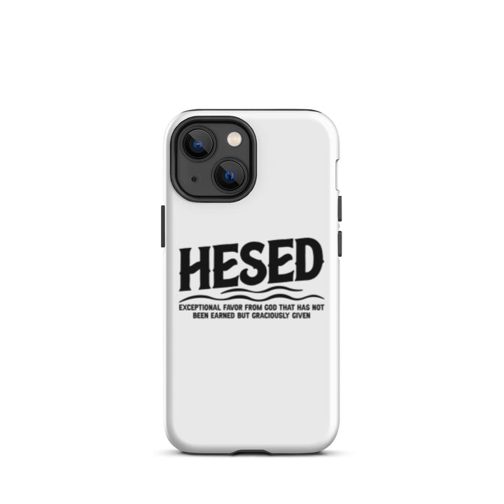 Christian Phone Case Hesed Exceptional Favor White for iPhone® iPhone® Phone Cases Glossy iPhone 13 mini 