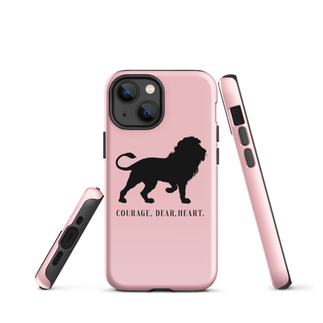 Christian Phone Case Courage Dear Heart Pink for iPhone® iPhone® Phone Cases   