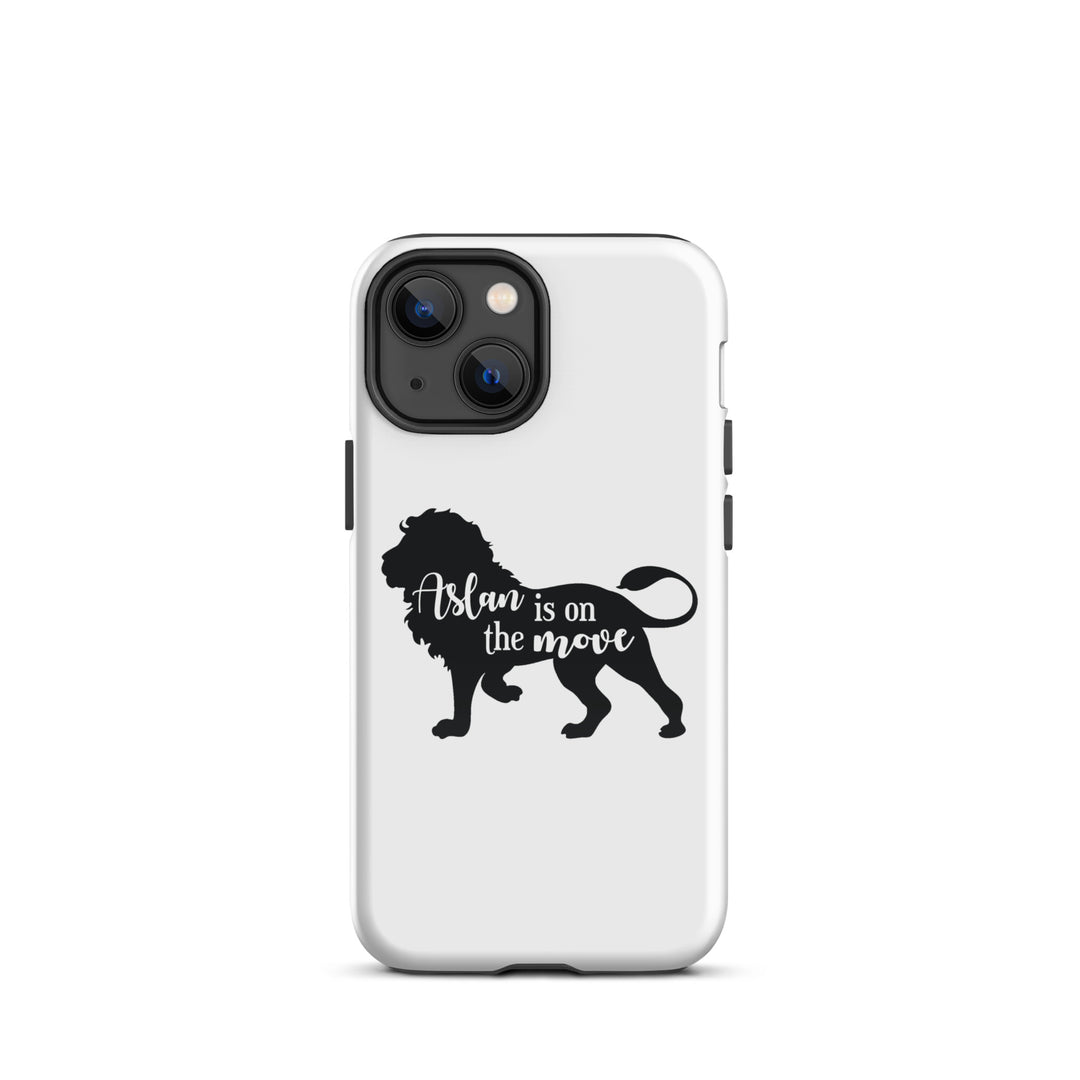 Christian Phone Case Aslan Is On The Move White for iPhone® iPhone® Phone Cases Glossy iPhone 13 mini 