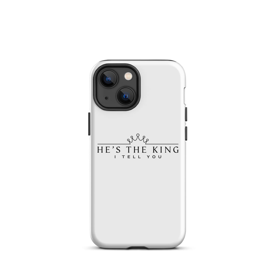 Christian Phone Case He's The King White for iPhone® iPhone® Phone Cases Glossy iPhone 13 mini 