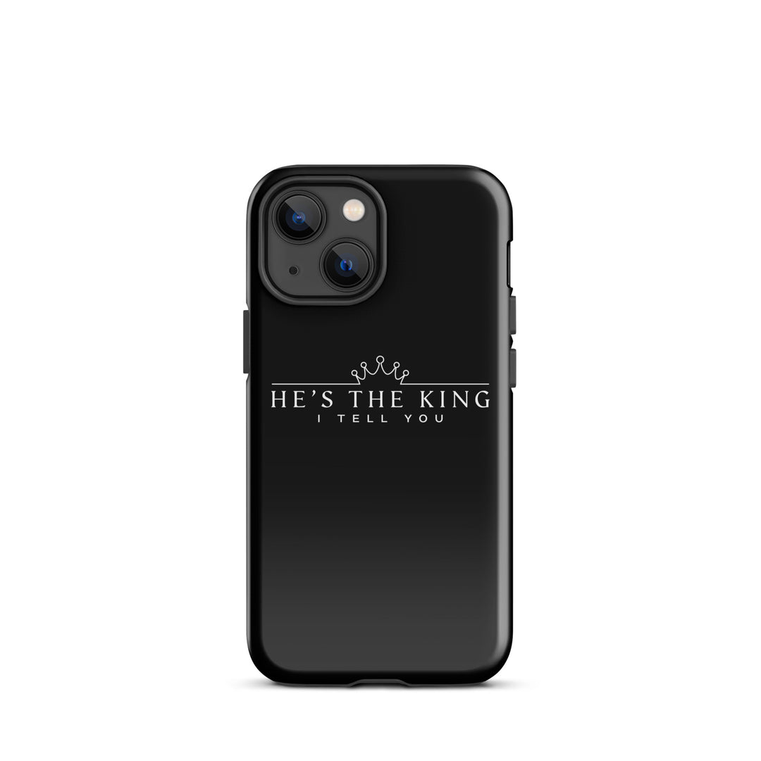 Christian Phone Case He's The King Black for iPhone® iPhone® Phone Cases Glossy iPhone 13 mini 