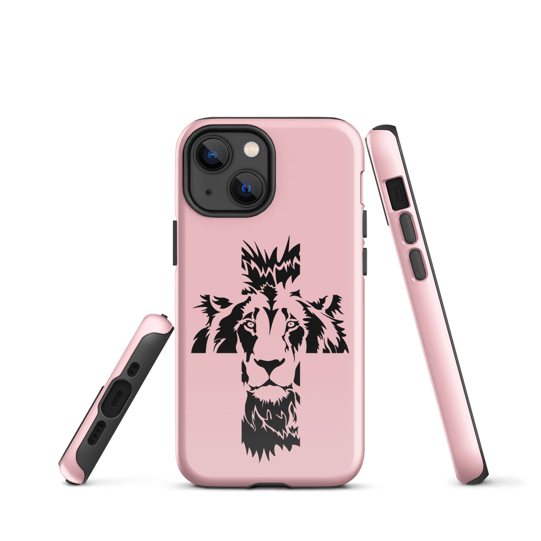 Christian Phone Case Aslan Cross Pink for iPhone® iPhone® Phone Cases   