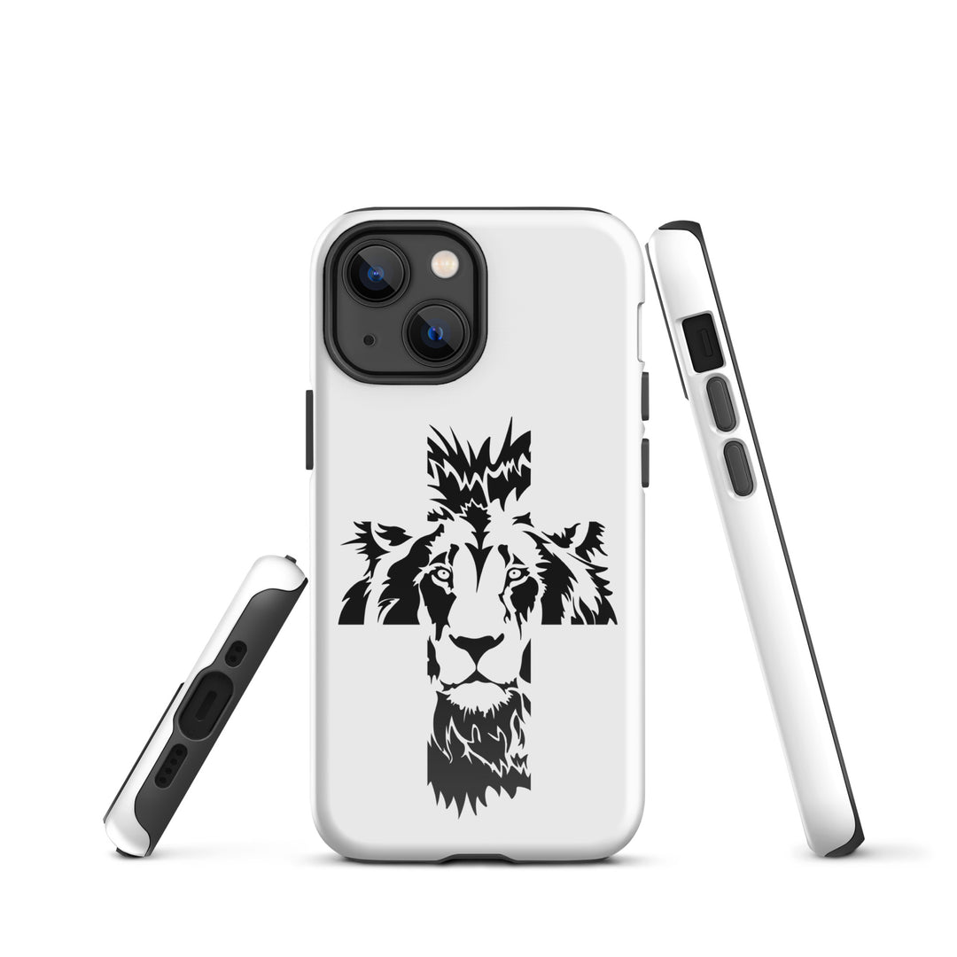 Christian Phone Case Aslan Cross White for iPhone® iPhone® Phone Cases   