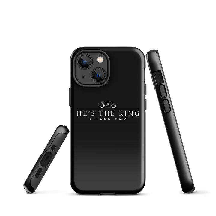 Christian Phone Case He's The King Black for iPhone® iPhone® Phone Cases   