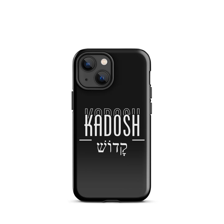 Christian Phone Case Kadosh Hebrew Black for iPhone® iPhone® Phone Cases Glossy iPhone 13 mini 