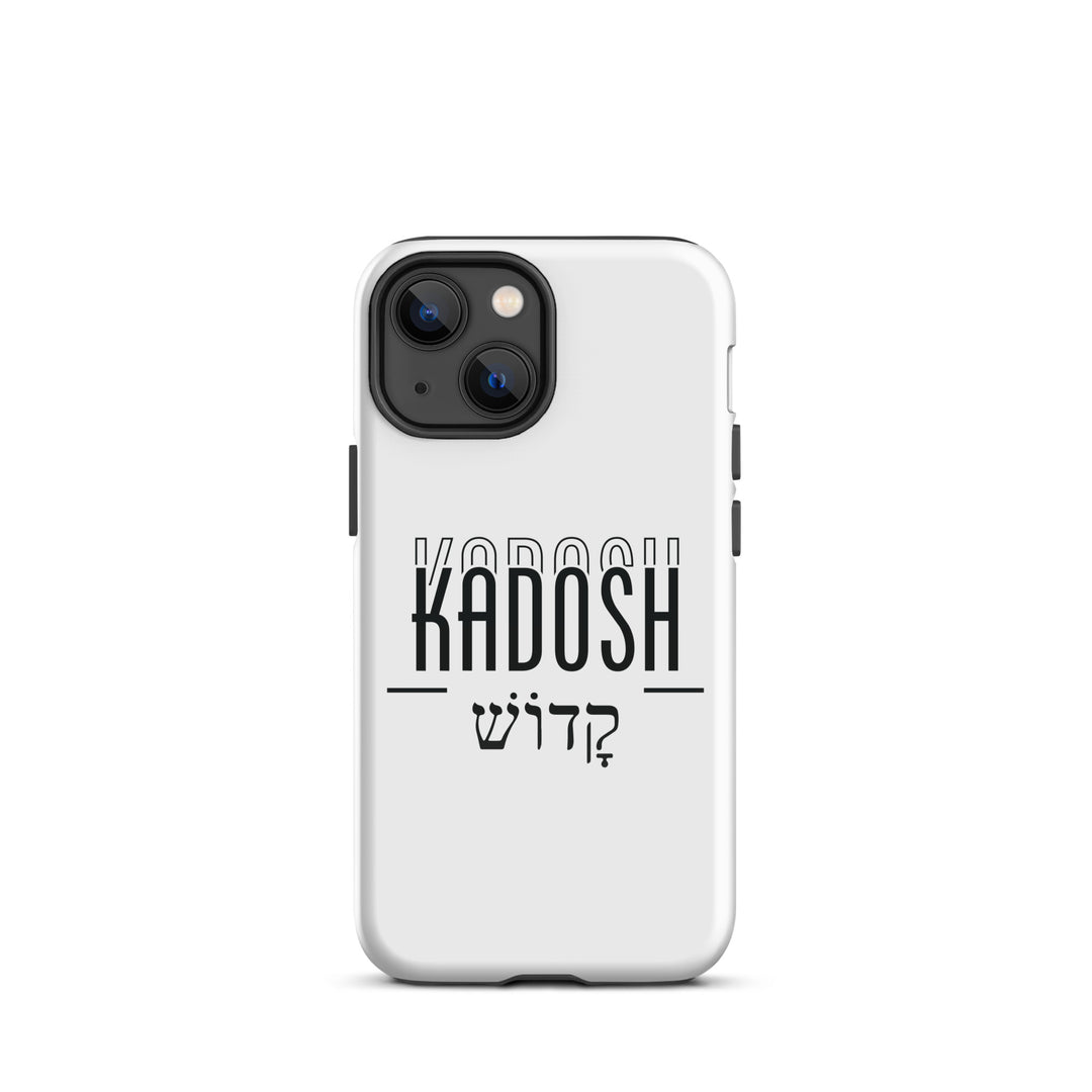 Christian Phone Case Kadosh Hebrew White for iPhone® iPhone® Phone Cases Glossy iPhone 13 mini 