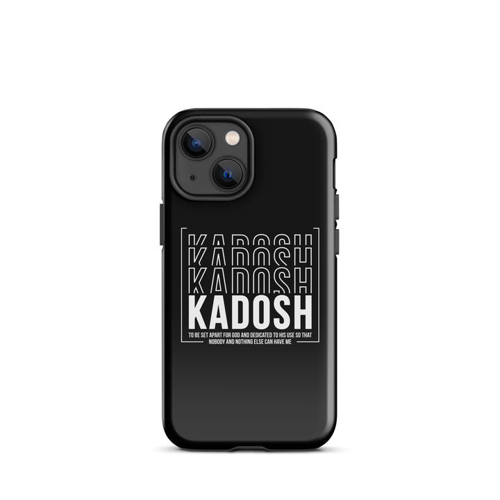 Christian Phone Case Kadosh Dedicated To His Use Black for iPhone® iPhone® Phone Cases Glossy iPhone 13 mini 