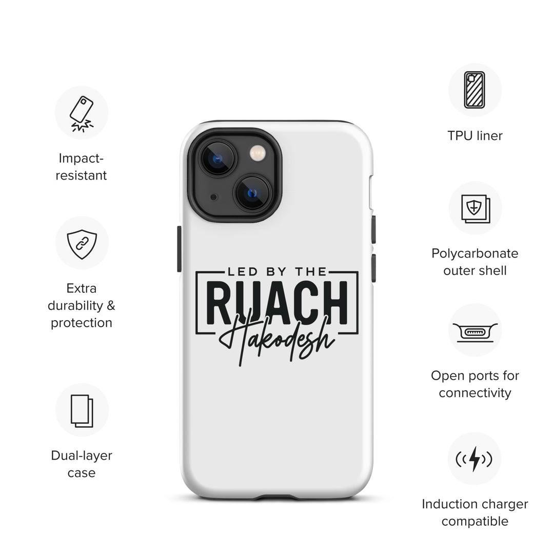 Christian Phone Case Led By Ruach Hakodesh White for iPhone® iPhone® Phone Cases   