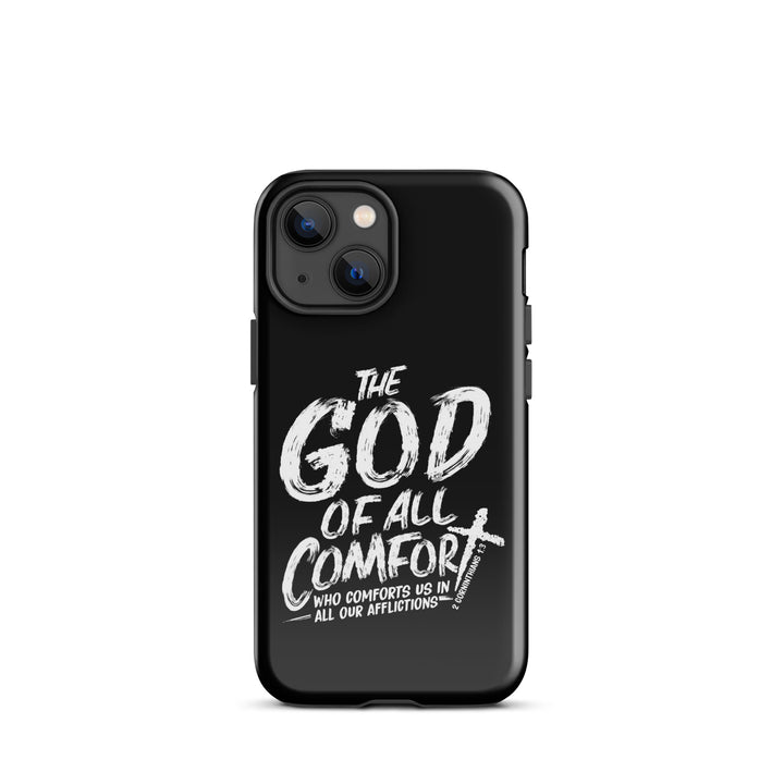 Christian Phone Case God of All Comfort Black for iPhone® iPhone® Phone Cases Glossy iPhone 13 mini 