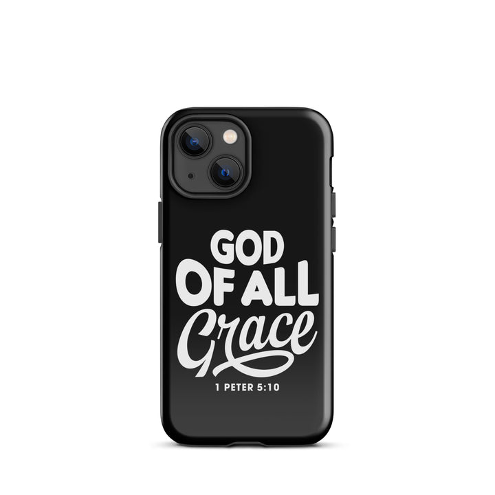 Christian Phone Case God of All Grace Black for iPhone® iPhone® Phone Cases Glossy iPhone 13 mini 