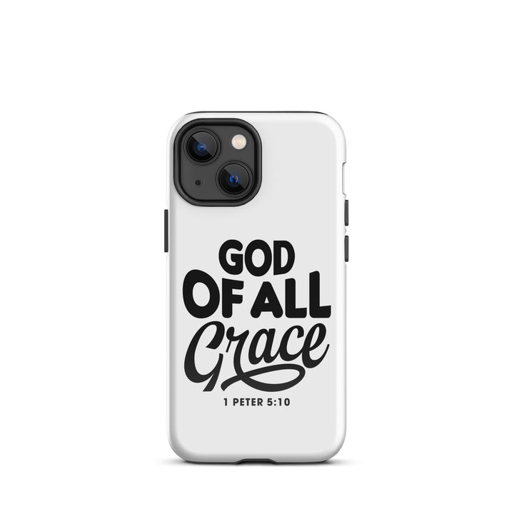 Christian Phone Case God of All Grace White for iPhone® iPhone® Phone Cases Glossy iPhone 13 mini 