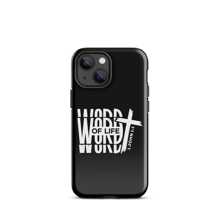 Christian Phone Case Word of Life Black for iPhone® iPhone® Phone Cases Glossy iPhone 13 mini 