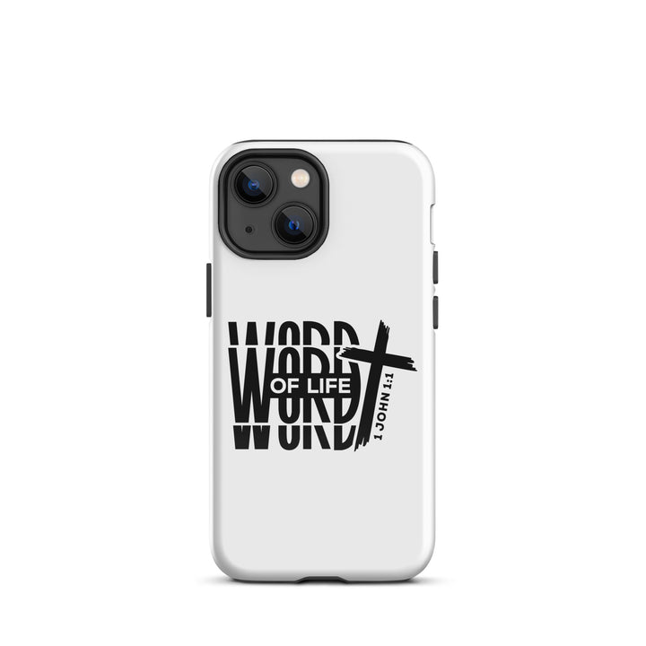 Christian Phone Case Word of Life White for iPhone® iPhone® Phone Cases Glossy iPhone 13 mini 