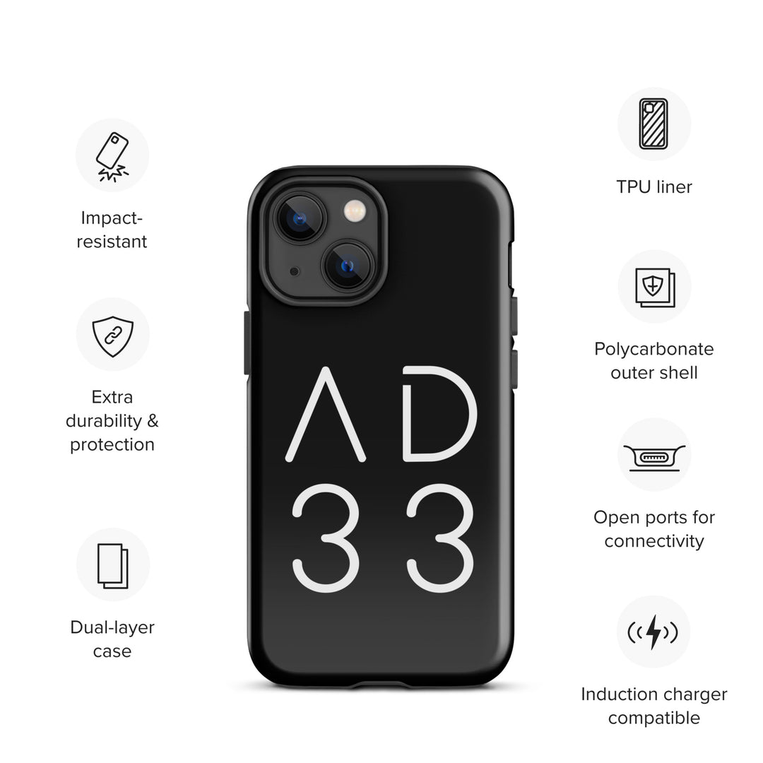 Christian Phone Case AD 33 Black for iPhone® iPhone® Phone Cases   