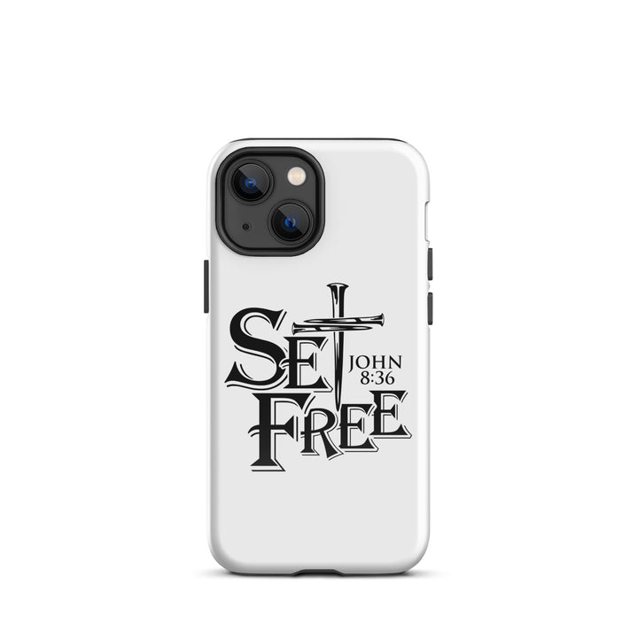 Christian Phone Case Set Free White for iPhone® iPhone® Phone Cases Glossy iPhone 13 mini 