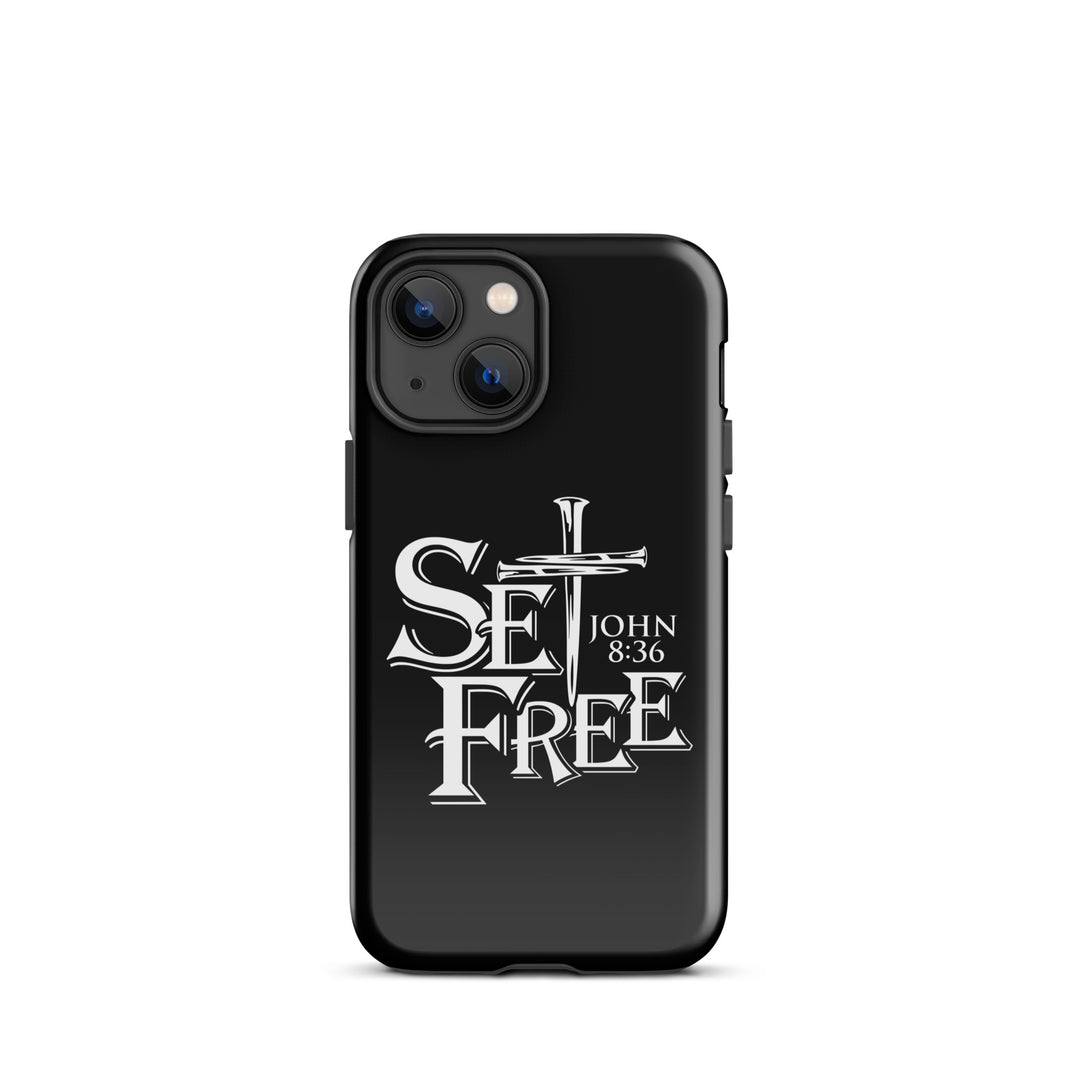 Christian Phone Case Set Free Black for iPhone® iPhone® Phone Cases Glossy iPhone 13 mini 