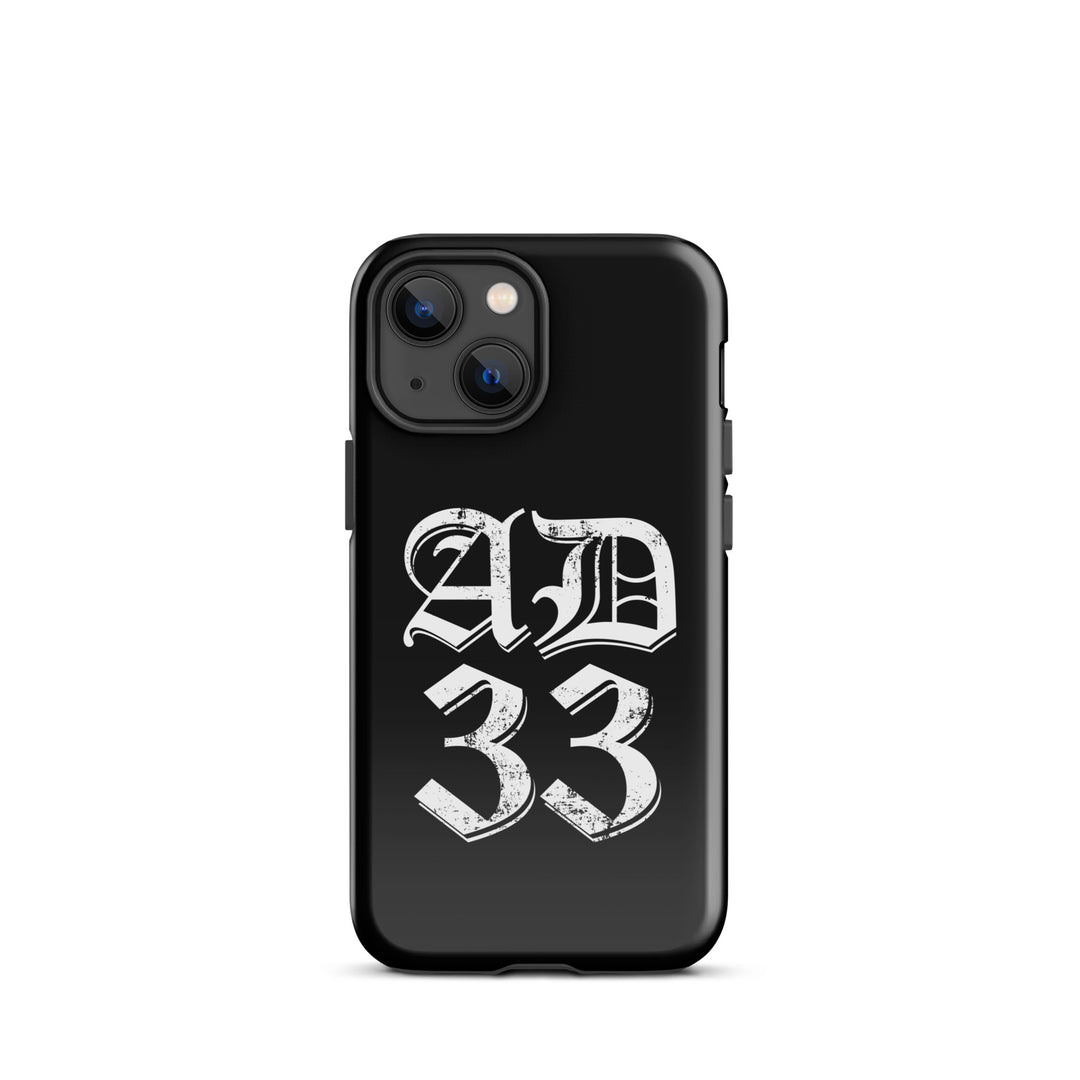 Christian Phone Case AD 33 Old English Black for iPhone® iPhone® Phone Cases Glossy iPhone 13 mini 