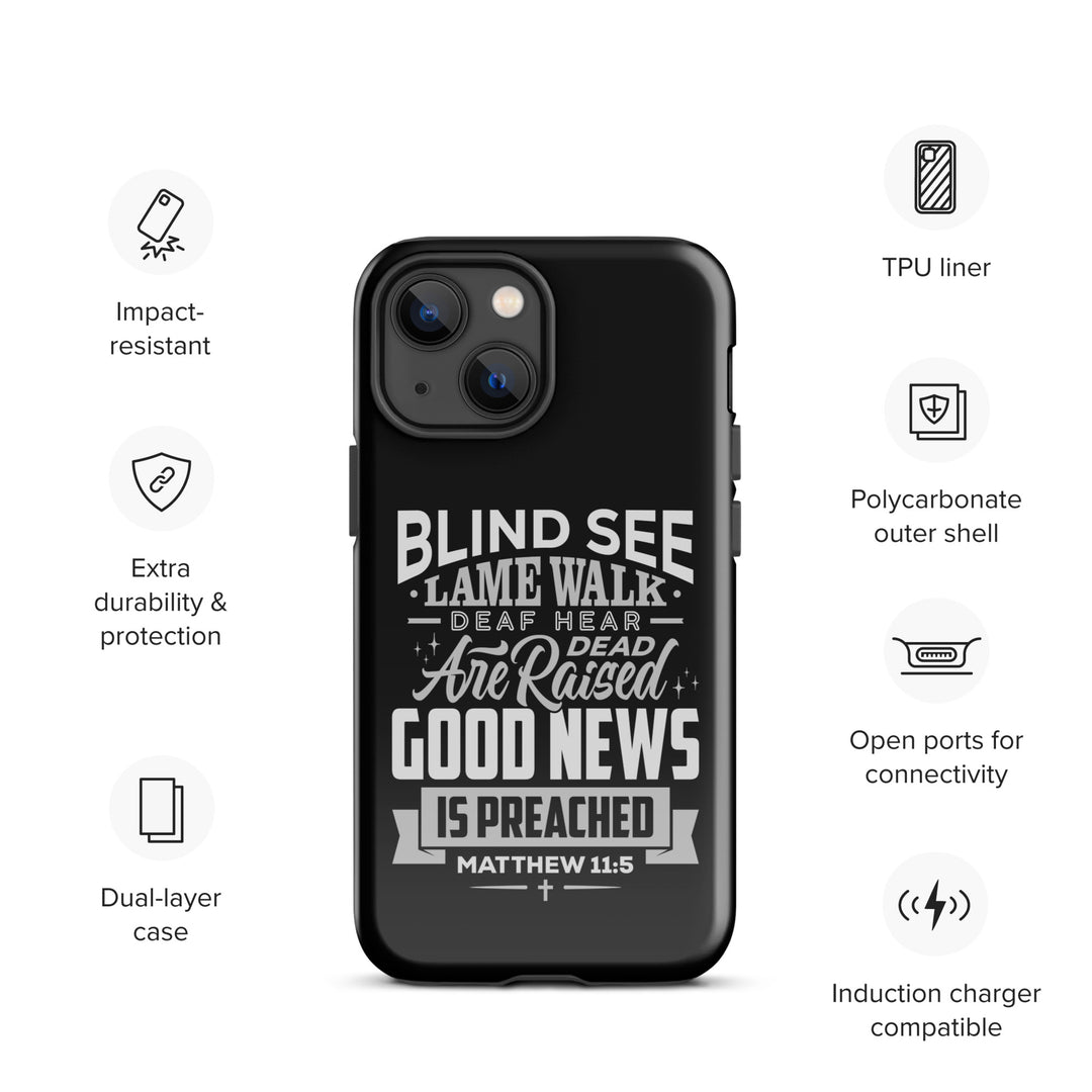 Christian Phone Case Go Tell John Black for iPhone® iPhone® Phone Cases   