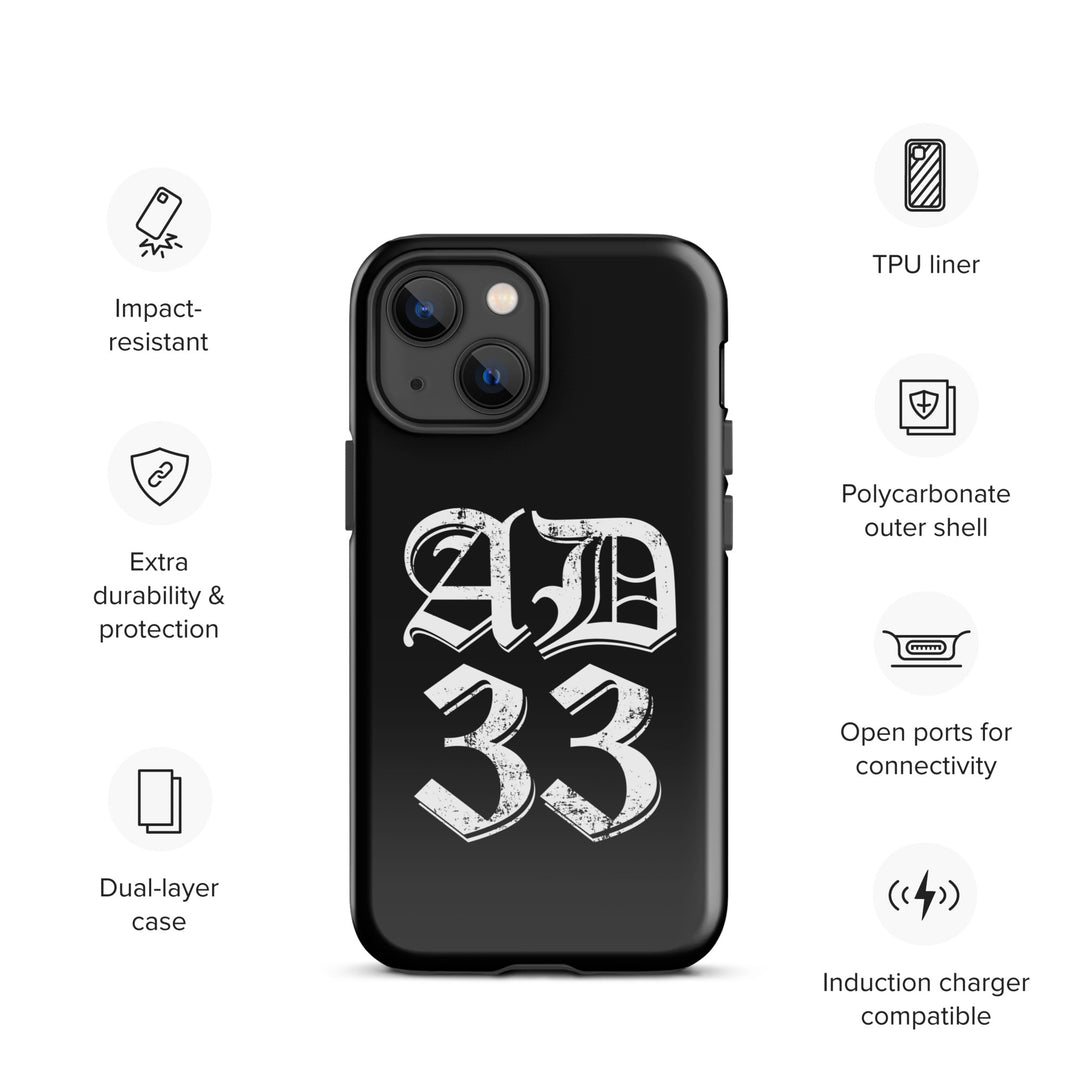 Christian Phone Case AD 33 Old English Black for iPhone® iPhone® Phone Cases   