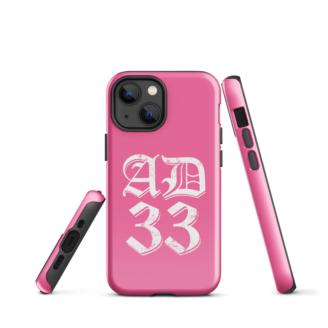 Christian Phone Case AD 33 Old English Pink for iPhone® iPhone® Phone Cases   