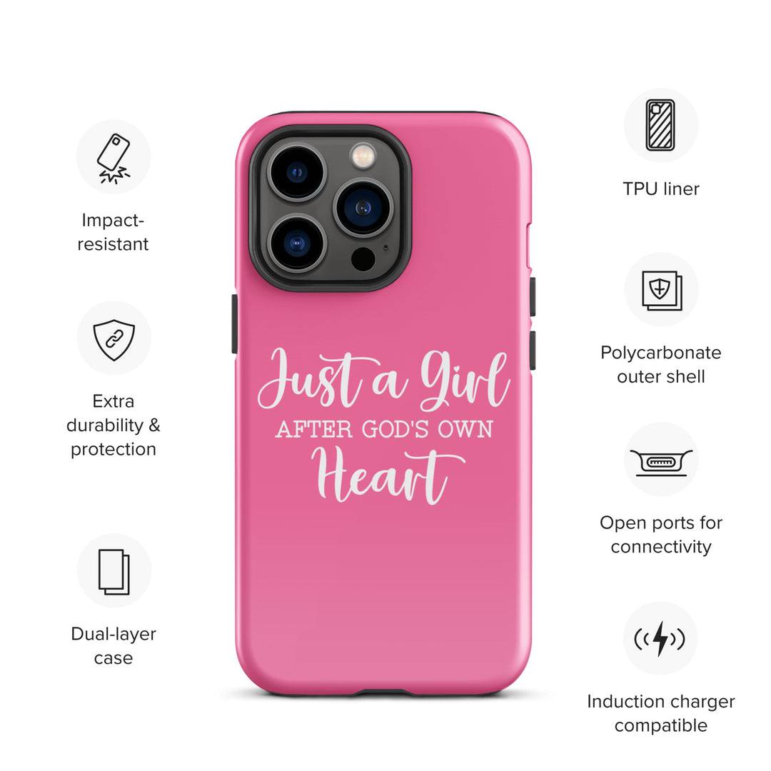 Christian Phone Case Girl After God's Heart for iPhone® iPhone® Phone Cases   