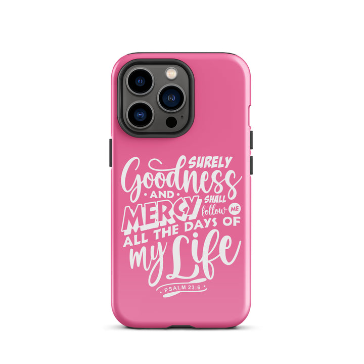 Christian Phone Case Goodness and Mercy for iPhone® iPhone® Phone Cases Glossy iPhone 13 Pro 