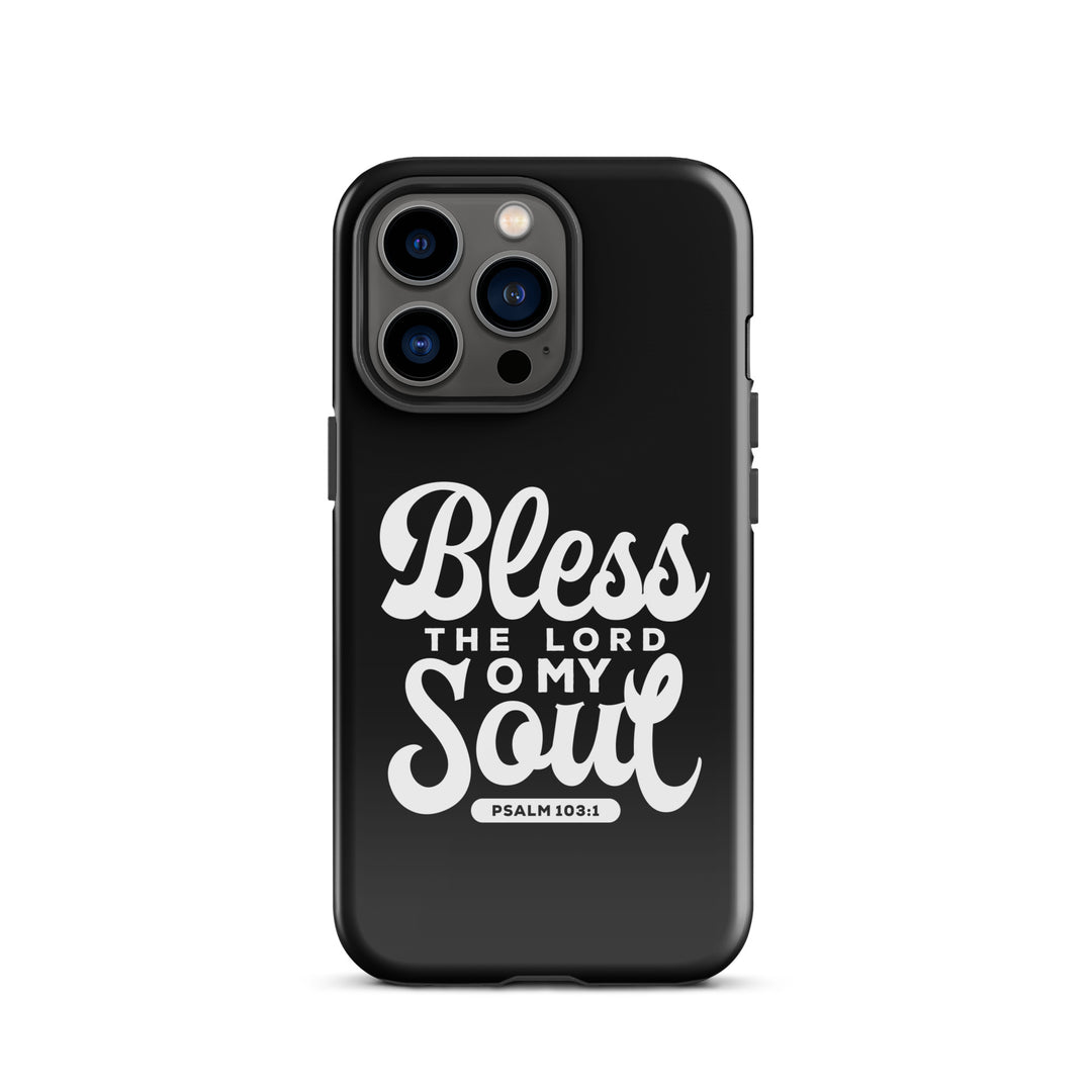 Christian Phone Case Bless The Lord Tough for iPhone® iPhone® Phone Cases Glossy iPhone 13 Pro 