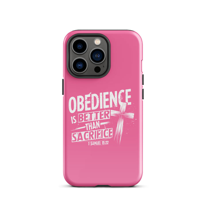 Christian Phone Case Obedience IS Better for iPhone® iPhone® Phone Cases Glossy iPhone 13 Pro 