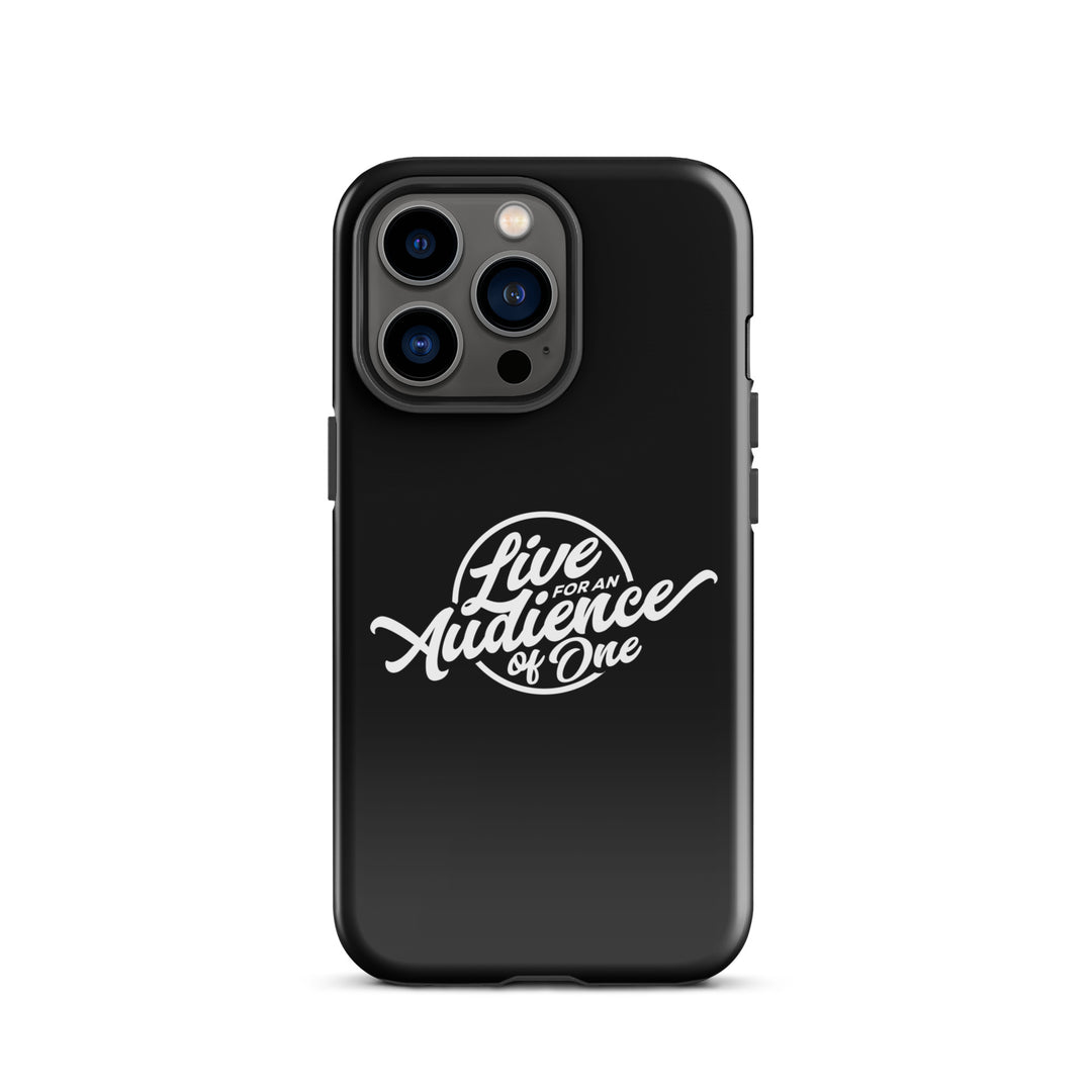 Christian Phone Case Audience of One Black for iPhone® iPhone® Phone Cases Glossy iPhone 13 Pro 