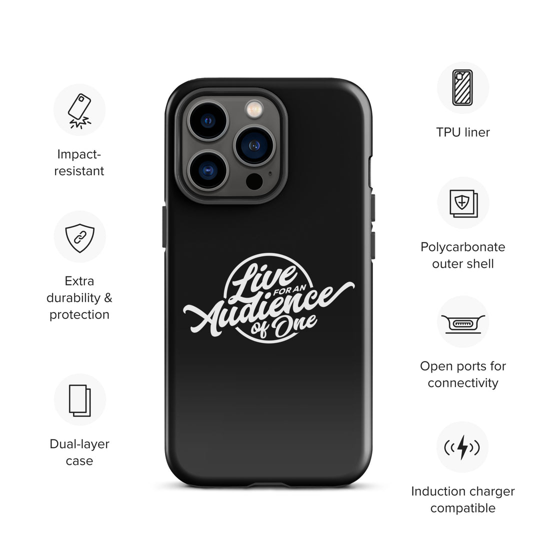 Christian Phone Case Audience of One Black for iPhone® iPhone® Phone Cases   