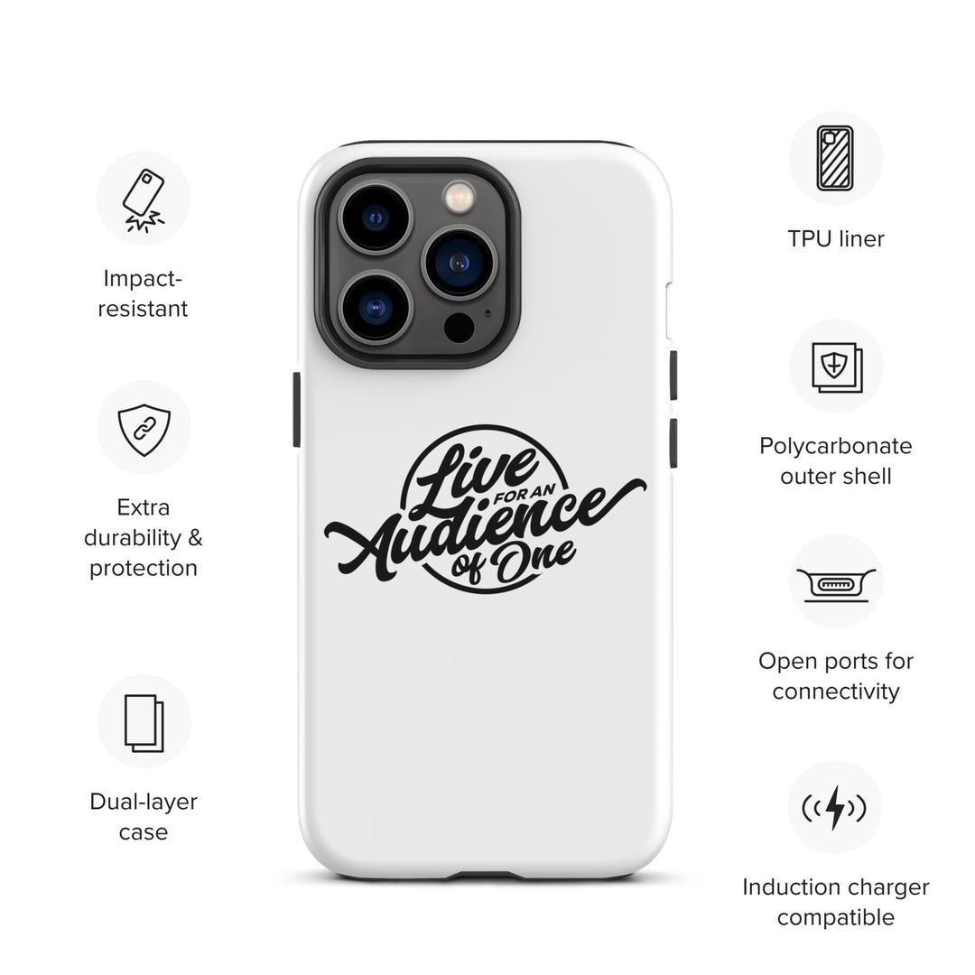 Christian Phone Case Audience of One White for iPhone® iPhone® Phone Cases   