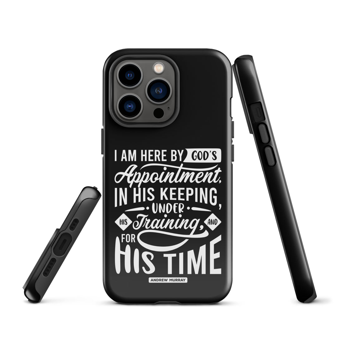 Christian Phone Case His Time Black for iPhone® iPhone® Phone Cases   