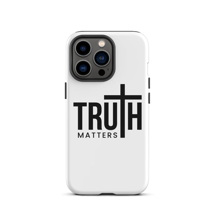 Christian Phone Case Truth Matters White for iPhone® iPhone® Phone Cases Glossy iPhone 13 Pro 