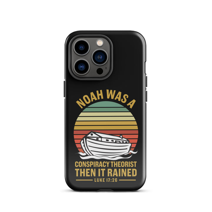 Christian Phone Case Noah Conspiracy Black for iPhone® iPhone® Phone Cases Glossy iPhone 13 Pro 