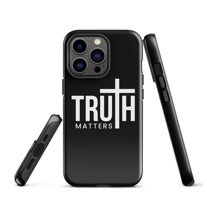 Christian Phone Case Truth Matters Black for iPhone® iPhone® Phone Cases   