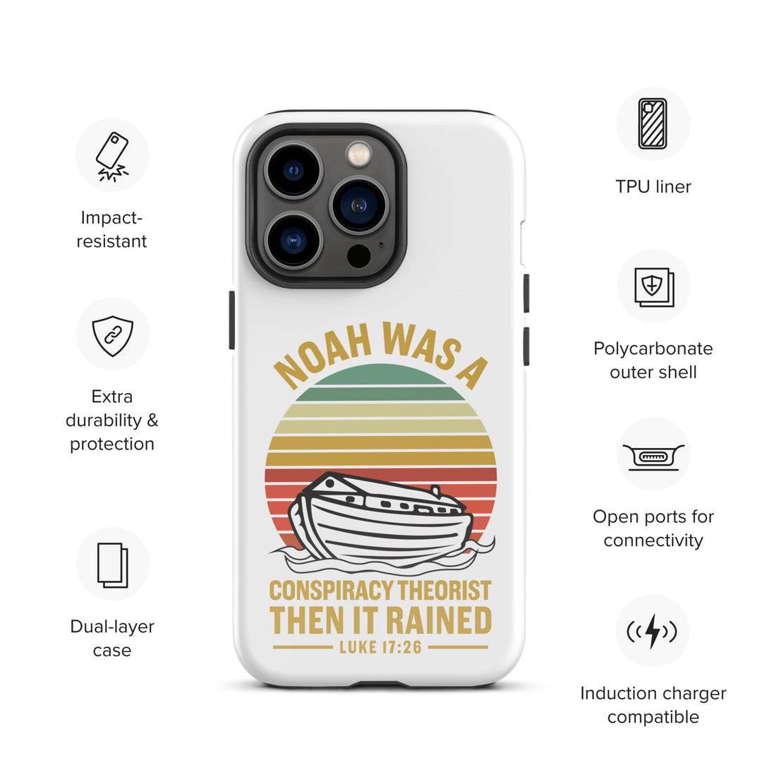 Christian Phone Case Noah Conspiracy White for iPhone® iPhone® Phone Cases   