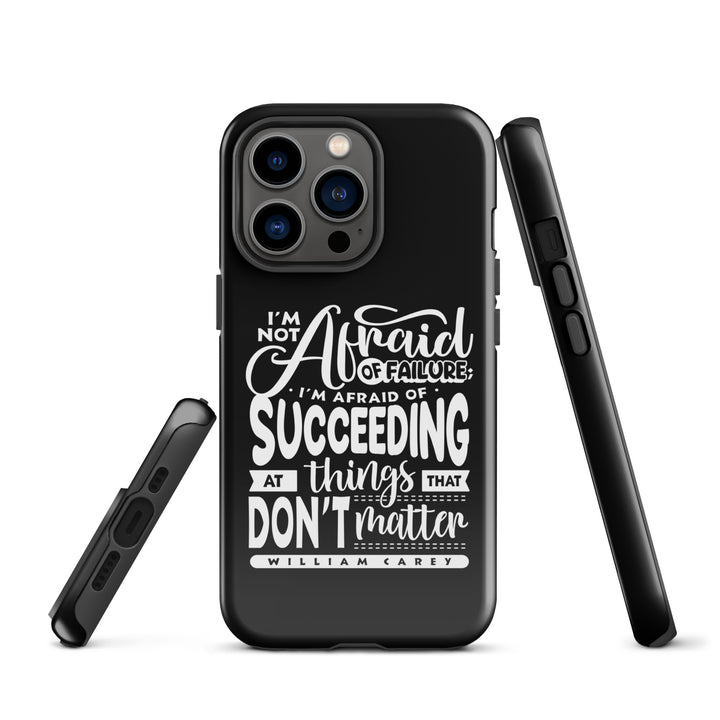 Christian Phone Case Things That Matter Black for iPhone® iPhone® Phone Cases   